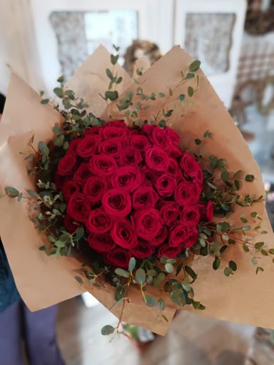 Bestellung zur Verlobung Rosen Strauß